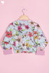 Cambric Cotton Top In Floral Print